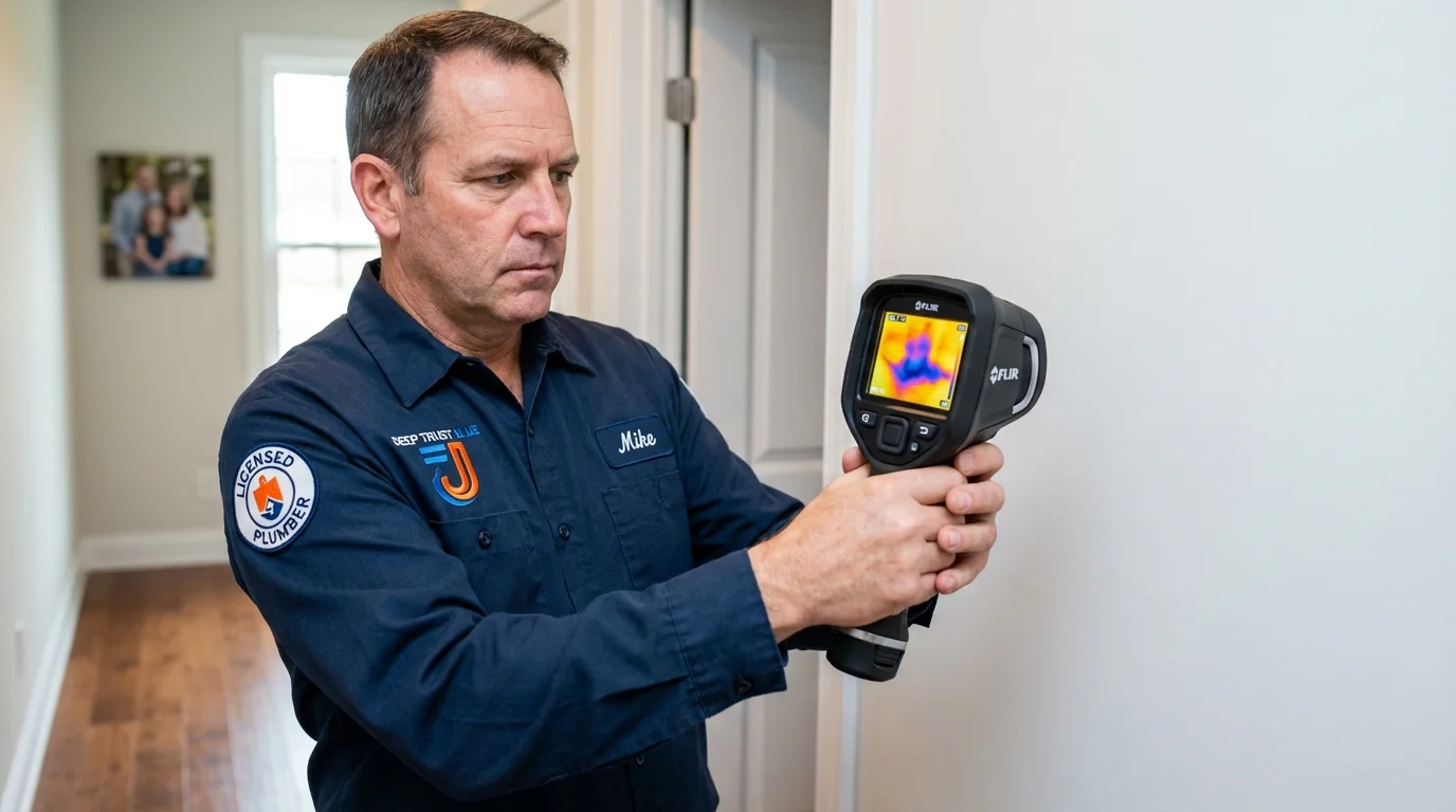 Thermal imaging leak detection by Johns Plumbing LLC in Powell